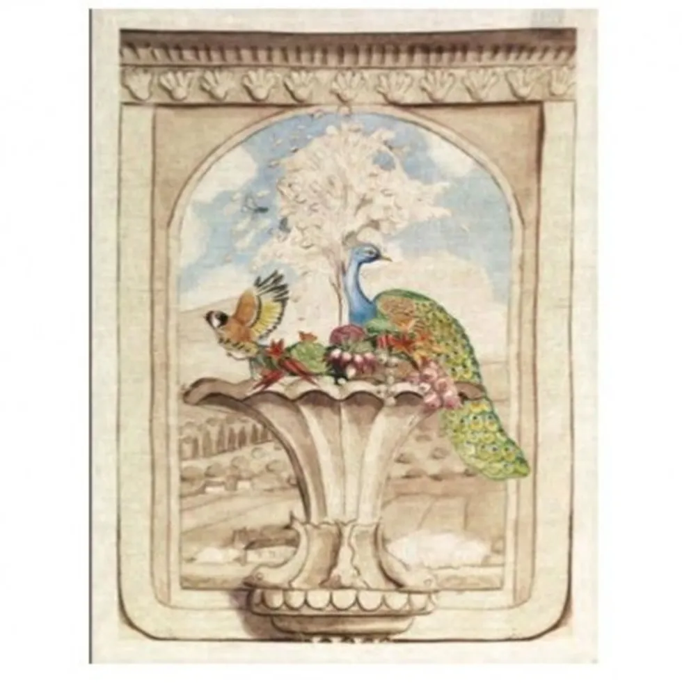 Strofinaccio Canovaccio PURO LINO Tessitura Toscana ILLUSIONE PAVONE