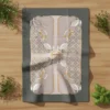 Strofinaccio Cucina BORBONESE canovaccio Foulard verde 50x70