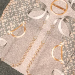 Strofinaccio Cucina BORBONESE canovaccio Foulard verde 50x70