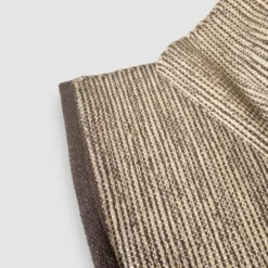 Tappeto arredo multiuso 55x290 antiscivolo Melinda a righe melange marrone