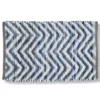 Tappeto arredo multiuso 50x80 antiscivolo zig-zag bluette