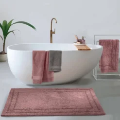 Tappeto Bagno Morbido Gabel ATMOSFERA | Malva 100% cotone