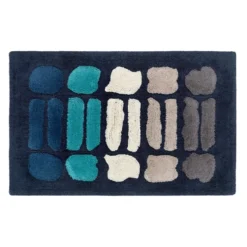 Tappeto bagno scendidoccia 50x80 Carrara PLABLO BLU