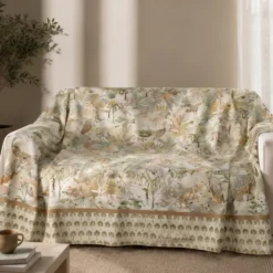 Telo arredo foulard copritutto in puro cotone GABEL Calma verde
