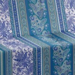 Telo Arredo Foulard Copritutto Copridivano Mumbai orientale blu