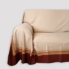 Telo arredo in raso copritutto Borbonese POSH bordeaux