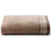 Telo bagno 100x150 CALEFFI Sofy in spugna naturale con bordo in pizzo