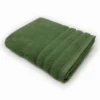 Telo da bagno e doccia 90x170 in spugna 650 gr tinta unita verde