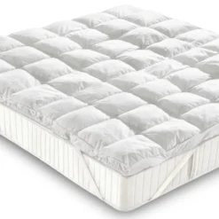 Topper matrimoniali imbottito effetto piuma Supreme 165x200