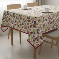 Tovaglia Antimacchia FRUTTI DI BOSCO Idrorepellente, 6 e 8 posti