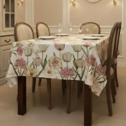 Tovaglia Botanica Tag House Paper 150x180 | Rosa Naturale
