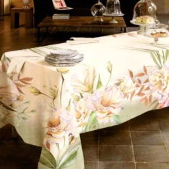 Tovaglia rettangolare cotone RANDI BLOOM ALISEO floreale