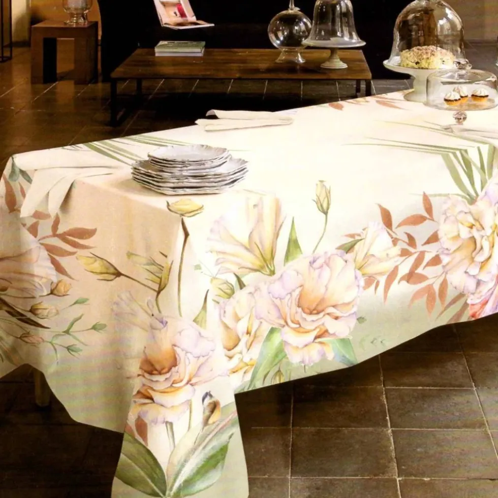 Tovaglia rettangolare cotone RANDI BLOOM ALISEO floreale