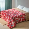 Trapunta Invernale Teddy Snow Orsetti Rossa 170x250 cm
