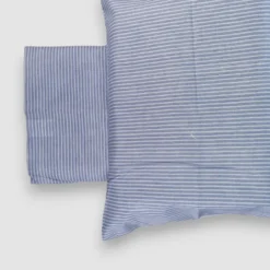 Zucchi copripiumini Matrimoniali 100% Cotone Ciuffetto 4 Federe blu